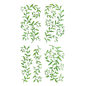 Стикеры Зеленая веточка Room Decoration 000000000001127342