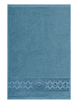 Полотенце 40х60см DE'NASTIA ТАЛИСМАН 1 синий хлопок-100% 000000000001215341