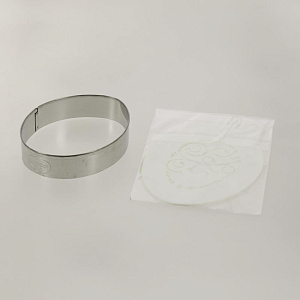 Форма для вырезания печенья 8х6см DR.OETKER Яйцо 4 трафарета 10,5х7см металл 000000000001198453