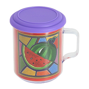 Термокружка 400мл MARTIKA Фрукты с крышкой пластик С548К 000000000001056684