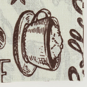 Фартук кухонный КЛЮКВА Эспрессо светлый рогожка хлопок 000000000001210324