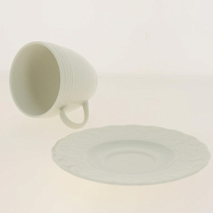 BASAK Чайная пара, чашка 200мл недекорированная, костяной фарфор BNBSK02CT00 000000000001189450