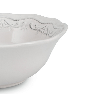 Салатник 17см Узор белая глазурованная керамика 000000000001217591