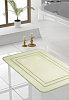 Коврик для ванны 55x80см DE'NASTIA Soft Collection memory оливковый полиэстер