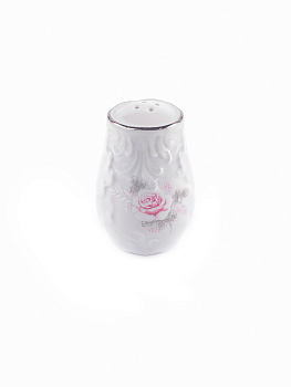 Солонка CMIELOW Рококо Бледная роза отводка платиной фарфор 000000000001214842