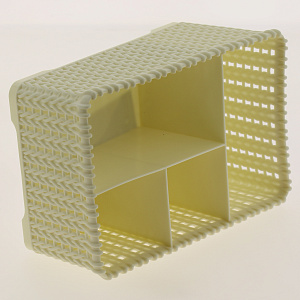 Органайзер для хранения 19,3х13х10см ПОСУДА ЦЕНТР бежевый 000000000001177266