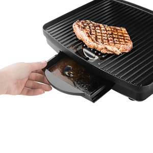 Гриль электрический Scarlett 2200Вт стальной корпус.Размер 33,4x34,9x12,6 см,вес 2,30кг,рабочая поверхность 30х25см,антипригарное покрытие SC-EG350M01 000000000001192827