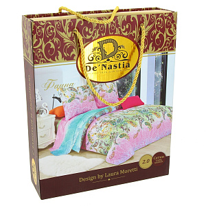 Комплект постельного белья Фиана ДеНастия, евро, 2 наволочки 70x70 см, сатин 000000000001116698