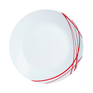 DOMITILLE RED Тарелка десертная 18см LUMINARC опал P3349 000000000001186959