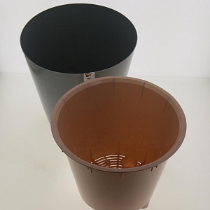 Горшок Фиджи D330мм/16л на колесиках Пепельный ING1557ПЕП 000000000001185197