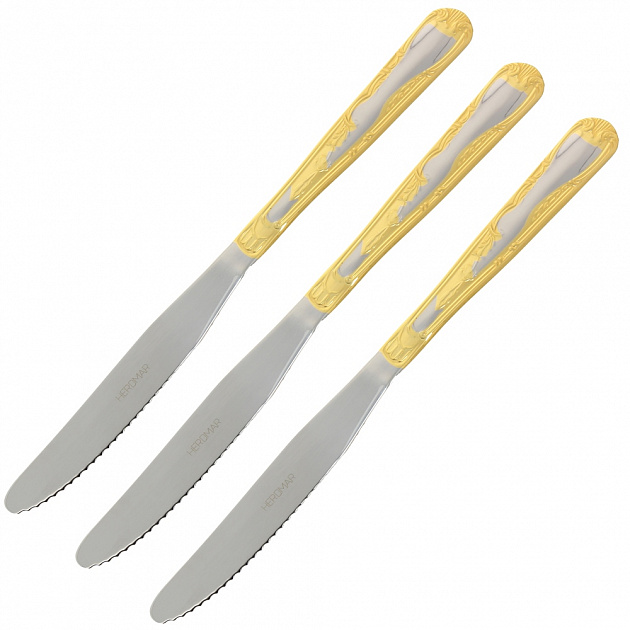 Набор столовых ножей с декором Samba-2 Herdmar, 3 шт. 000000000001086001