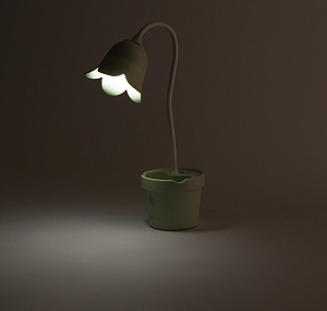 Светильник настольный 45см Цветок 000000000001216476