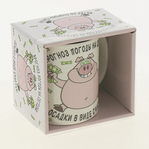 Кружка,прогноз погоды на сегодня-счастливые осадки,350мл,136-08030 000000000001180192