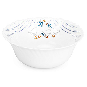 Салатник 18см/800мл FARFORELLE Гуси стеклокерамика 000000000001219892