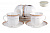 Набор чайный 6/12 форма ребристая 200мл подарочная упаковкаГолден лайн,NBJ12-G09 000000000001193534