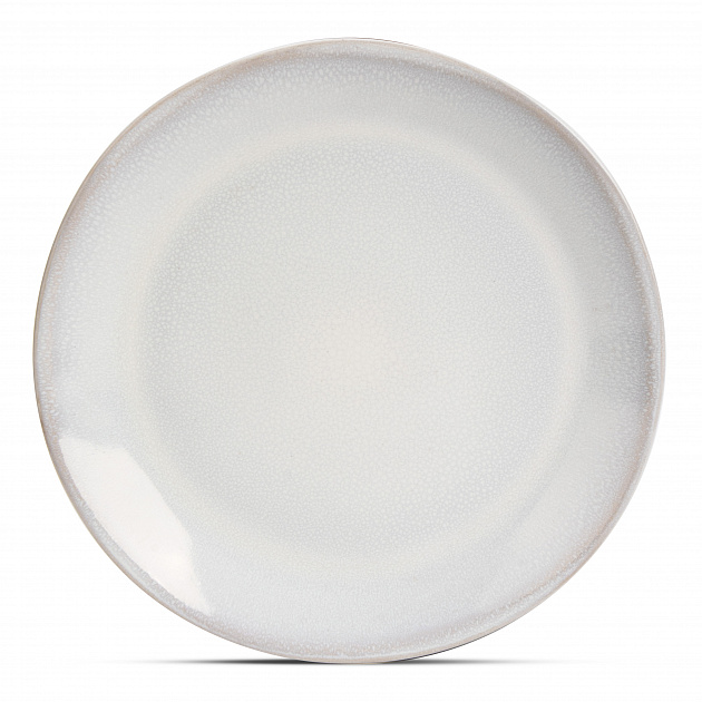 Тарелка обеденная 21,5см NINGBO Глянец белый глазурованная керамика 000000000001217606