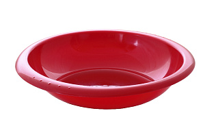 Тарелка столовая 0,75л пластик рубиновая Т0426 000000000001197362