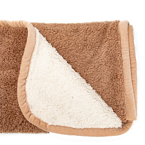 Плед 200x220см DE'NASTIA Уютный бежевый полиэстер 000000000001200266