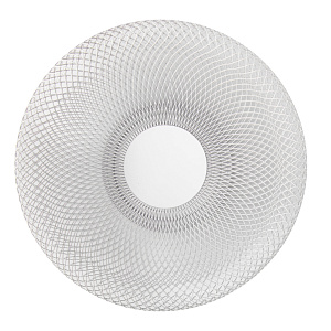 Ваза для фруктов 24,5х11х10,5см белый железо 000000000001217895