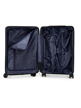 Чемодан на колесах S (36х22х55см) грани графит PC 000000000001226573