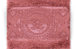 Полотенце 50х90см DE'NASTIA ТАЛИСМАН розовый хлопок-100% 000000000001177463