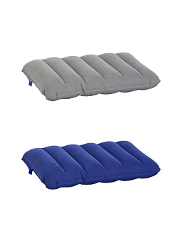 Подушка 43х26см надувная в ассортименте ПВХ/флок 000000000001227381