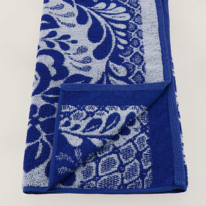 Полотенце махровое Privilea, 50*100,100% хл,арт.16С23Гжель,синий. Произ-во Беларусь 000000000001184484