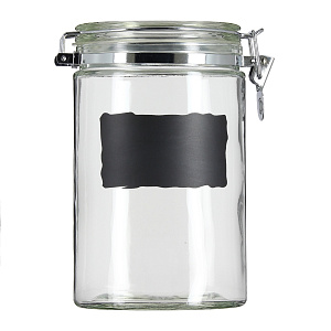 Банка для сыпучих продуктов Cristella Oval Esprado, 1200мл, стекло 000000000001071243