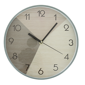 Часы настенные 27х27х4,2см OLAFF трёхцветные тихий ход 152-33044 000000000001205680