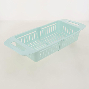 Дуршлаг 48х38см VERDEдля овощей в раковину универсальный бирюза полипропилен 000000000001205686