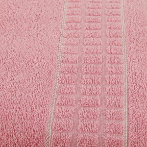 Полотенце 70х130см ДМ Мегаполис махровое плотность 390гр/м розовый 100% хлопок ПЛ3501-3874,14-1911 000000000001198609