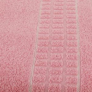 Полотенце 70х130см ДМ Мегаполис махровое плотность 390гр/м розовый 100% хлопок ПЛ3501-3874,14-1911 000000000001198609