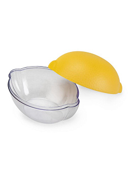 Контейнер для лимона 12х9х8,2см PHIBO желтый пластик 000000000001229615