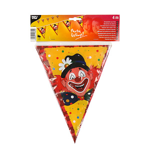 Гирлянда флаги Клоун Pap Star, 4 м 000000000001142511