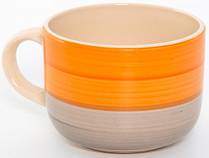 Бульонница 500мл ELRINGTON АЭРОГРАФ Оранж керамика 000000000001211180