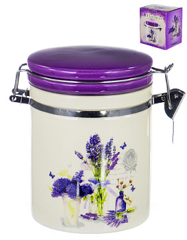 Банка д/сыпучих 730мл с клипсой, под.уп,Виолет,110-07055 000000000001177573