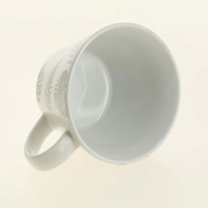 Кружка 350мл LUCKY Тропики белый керамика 000000000001209916