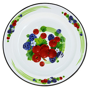 Блюдо Сочные ягоды СтальЭмаль, 2л 000000000001143345