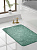 Коврик для ванной 50x70см DE'NASTIA ТРОПИКИ memory зелёный полиэстер 000000000001187521