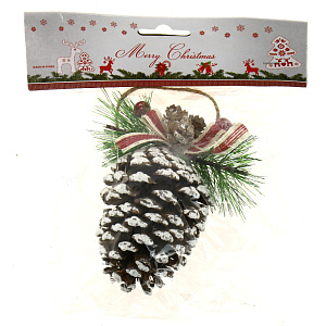 Декоративное украшение 10см Шишка R010593 000000000001191477