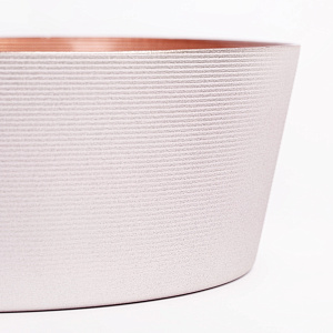 Салатник 13см GLASSCOM прямые бортики медь стекло 000000000001211819