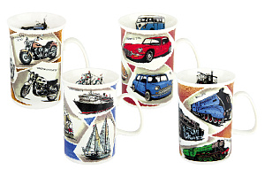 Кружка 300мл цилиндрретро (4диз.)B032-A04646 000000000001195399