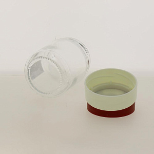 Диспенсер для соли/перца/специй 212мл FACKELMANN Style красная крышка стекло 000000000001194396