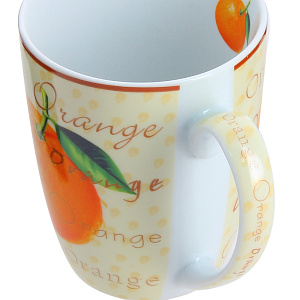 Кружка Апельсин Matissa, 340мл, фарфор 000000000001058925