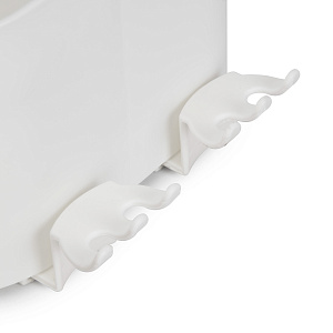 Держатель для зубных щеток 13,5х8,7см пластик 000000000001218643