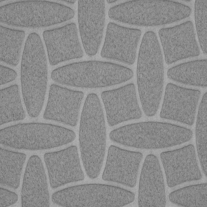 Коврик придверный 45x75см ЛЕПЕСТОК окантовка серый резина/полиэстер 000000000001222798