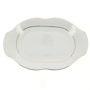 Блюдо овальное 33см CMIELOW Kamelia B014 фарфор 000000000001172795