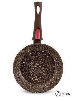 Сковорода 20см SERVITTA TERRA CALDA бакелитовая съемная ручка алюминий 000000000001226058