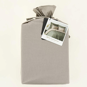 Пододеяльник 200x220см DE'NASTIA двусторонний светло-коричневый/розовый бязь 100%хлопок 000000000001207489