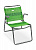 Кресло-шезлонг 1 NIKA, зеленый, металл/текстиль, К1/З 000000000001198424